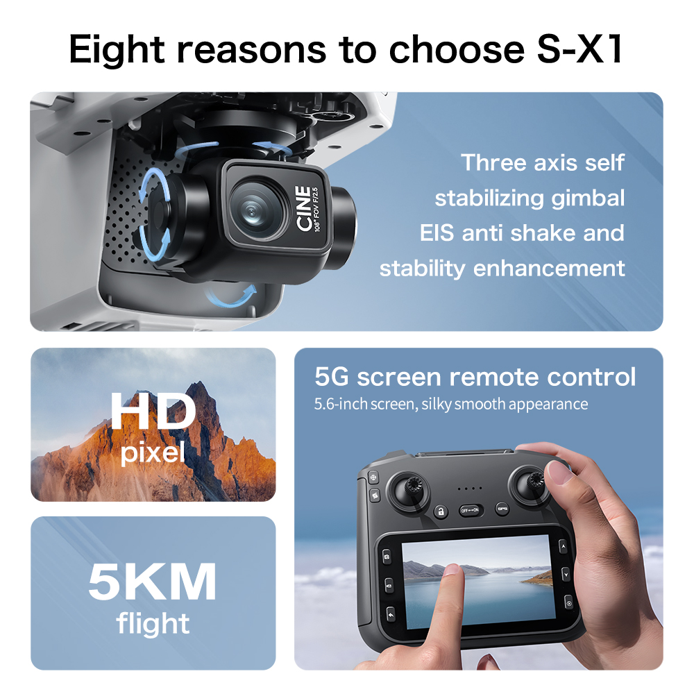 Orijinal S-X1 GPS Katlanabilir - Drone Mapping incelemesi ve fiyatı